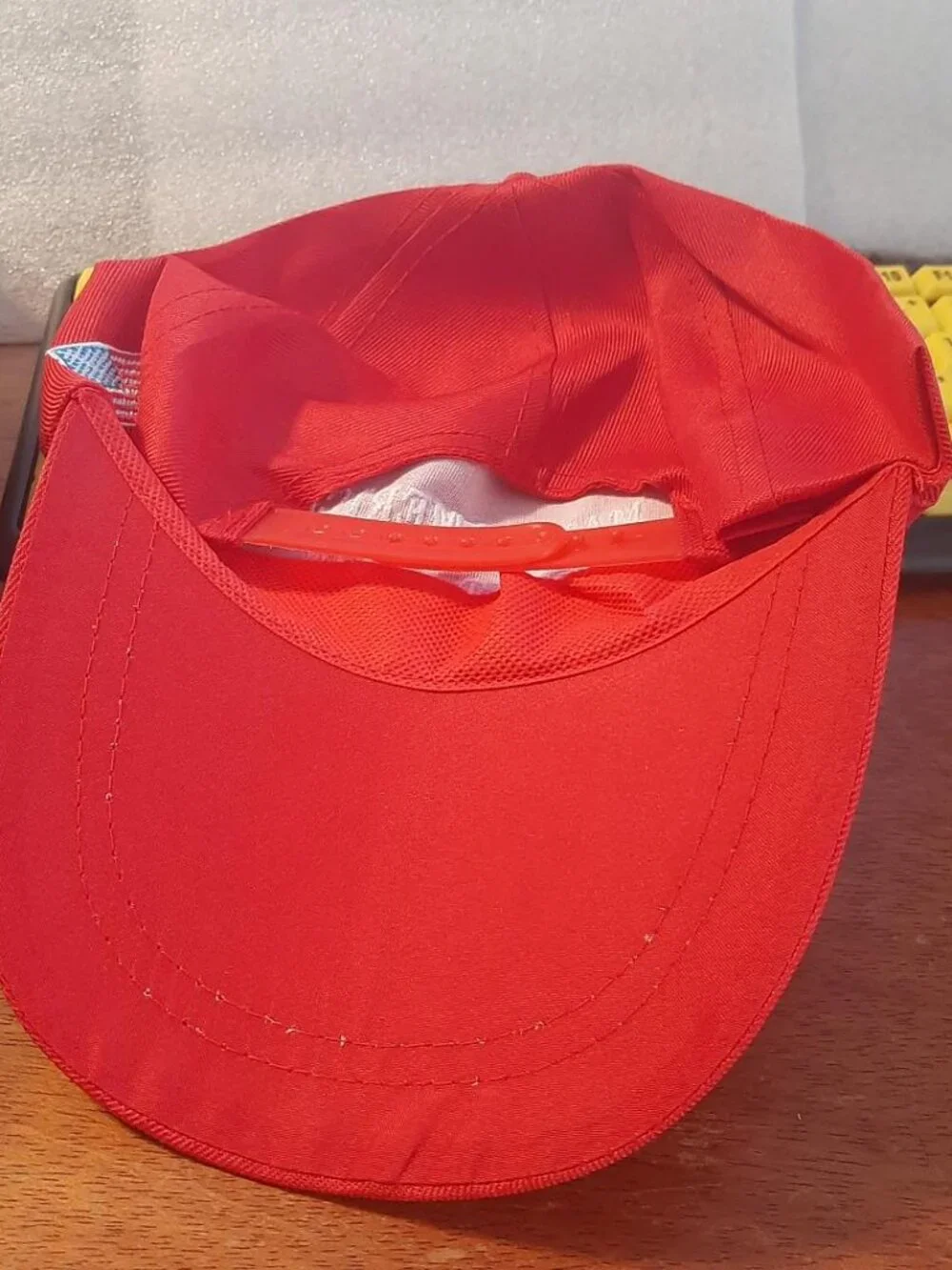 NEW BAG ! Make America Great Again Red Hat & Oh My Gosh Short Wig Blonde Set